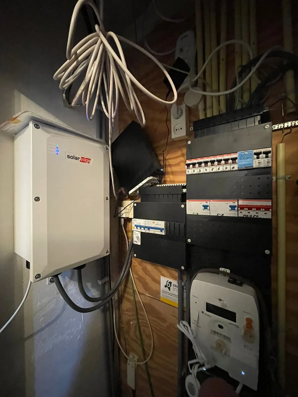 Meterkast klaargemaakt voor opslag in Oost-Nederland